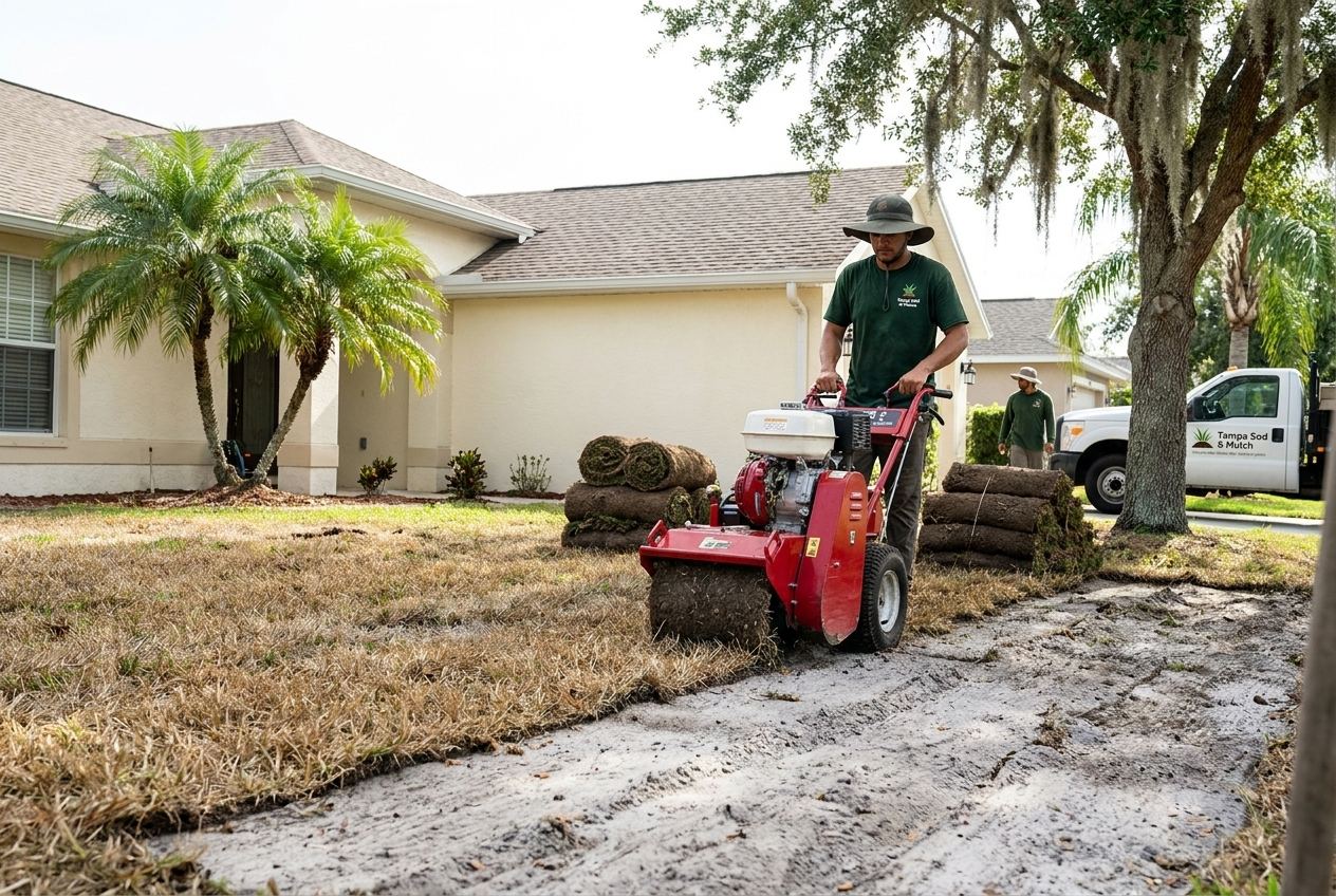 Sod Removal & Lawn Replacement in Tampa, Florida